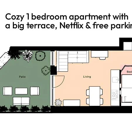 Fully Equipped With Terraces, Free Garage Parking, Netflix & Ac - By Cz * Slapanice