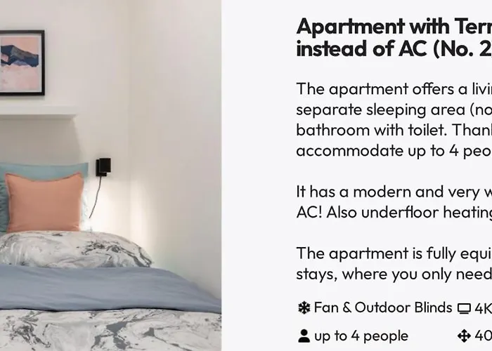 아파트 Fully Equipped With Terraces, Free Garage Parking, Netflix & Ac - By Cz